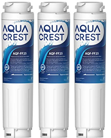 AQUACREST 644845 Wasserfilter Kühlschrank Siemens, Ersatz für Bosch Ultra Clarity Wasserfilter 644845, Kompatibel mit Siemens Bosch Neff 740560 9000077104 (3)