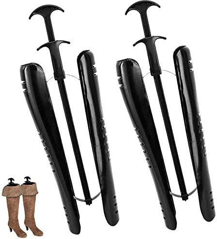 Boot Stretchers for Women - 16 inch Boot Trees Shaft Boot Shapers for Knee High Tall Long Boots Holder, Adjustable Boot Support Form Shaping Inserts for Womens Mens Shoes (1 Pair)
