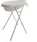 TEGGI Baignoire ergonomique bébé avec thermomètre Blanc + Pied