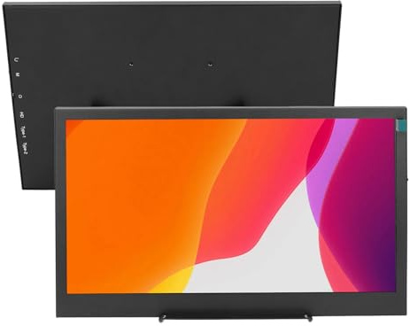 Dpofirs Pantalla Portátil IPS de 13,3 Pulgadas, Monitor de Ordenador Portátil USB C HDMI Dual con ángulo de Visión Completo de 178 Grados, Pantalla de Juegos de Ordenador