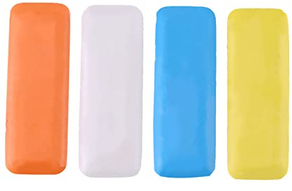 Pongnas Juego de Tizas de Sastre Coloridas de 4 Piezas en Caja Transparente para Herramientas de Costura y Confección DIY