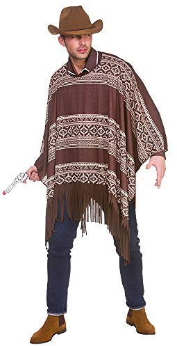 Wicked Costumes Adult Western Poncho Fancy Dress Costume - One Size