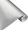 Asudaro DIY Folie Vinyl 100cmx30cm, Flexibel Car Wrapping Klebefolie, Gebürsteter Eisfilm PVC Autofolie Sticker Lackschutzfolie Aufkleber für Auto, Motorrad, Fahrrad, Silber