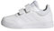 adidas Tensaur Hook and Loop Shoes Laufschuhe, White/Cloud White/Grey One, 35 EU