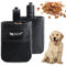 Realure Dog Treat Pouch Bag with Clip, Dog Treat Bag Small, Double, Easy Open, Waterproof, Hands Free, Portable, Treat Pouch for Dog Training, Walking and Travel, Pet Outdoor Use, Black