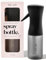 Kitsch Spray Bottle per capelli - Nebulizzatore continuo con spruzzo ultra fine per acconciature, barbieri, saloni, pulizie, piante. Bottiglia versatile in plastica riciclata. Colore nero, 5 oz.