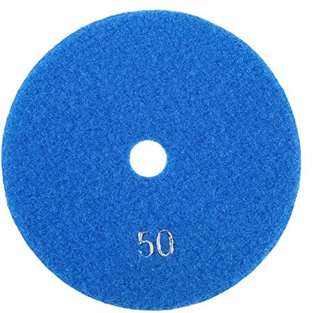 Discos Abrasivos para Mármol y Granito 5” (125mm) Almohadillas de Pulido de Diamante Húmedas para Hormigón - 50 Unidades