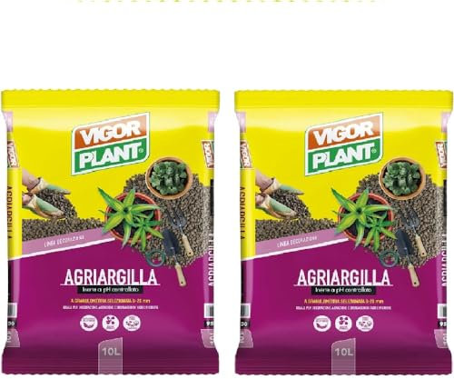 2 confezioni Vigorplant Argilla espansa per piante 10 litri