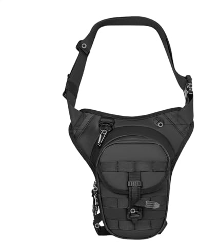 Borsa per cartuccia, da uomo,Borsa da gamba a - impermeabile per equitazione con più tasche, accessori per equitazione, borsa portatile pa, Attributo singolo, Consulte la descripción