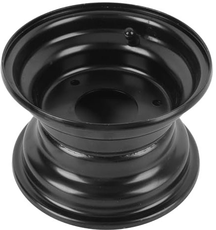 Llanta de Rueda Go Kart de Aleación de Aluminio de 6 Pulgadas, Tracción Mejorada, Aspecto Elegante, 3 Agujeros, 145/70-6, ATV, Quad Dirt Bike, Cortacésped