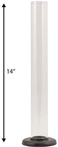 Fermtech 14 Hydrometer Test Jar for Beer or Wine Sampling, Plastic by Ubrewusa