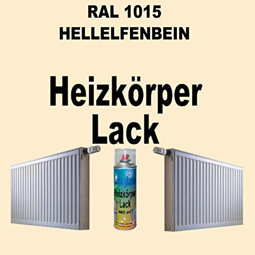 LudwigLacke Heizkörperlack Spray RAL 1015 HELLELFENBEIN 400 ml