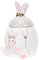 Alipis Bunny Cookie Jar, Ceramic Cookie Jar Rabbit Biscuit Treat Jar Easter Bunny Storage Basket Easter Egg Shaped Sugar Pot Kitchen Organizer Farmhouse Decor
