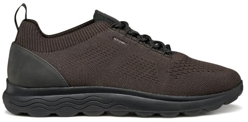 Geox U Spherica, Sneakers Uomo, Brown Black, 42 EU