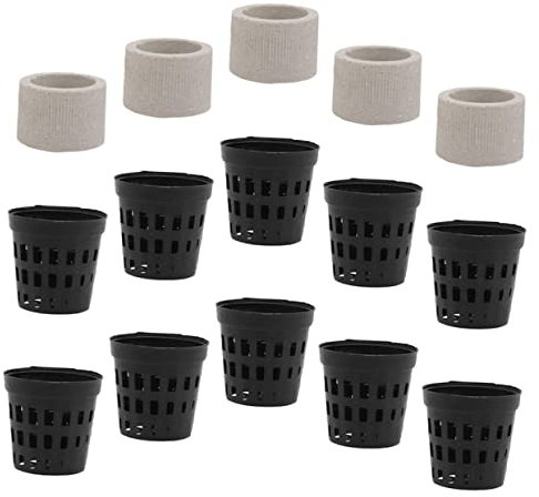 VICASKY 1 set di contenitori per piante acquatiche, anelli di fissaggio, per acquari e durevoli, di alta qualità, per piccoli