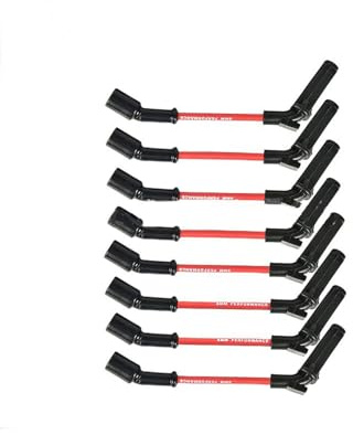 Sohini Rame/Nichel Core Adatto Per Cavi Di Accensione Ad Alta Tensione Per Auto Per Hummer, Corpo Da 8 Mm, 9748RR 671-8161 Guaine Termoresistenti