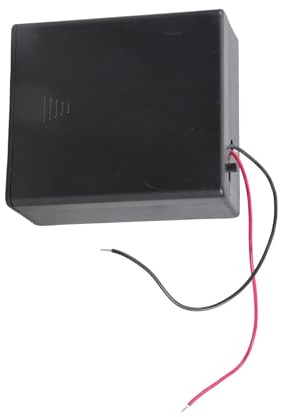 LR20 D Cell Power Case Portable Electronic Battery Case with Shockproof Construction and Stable Current Output for Toys and Portable Devices