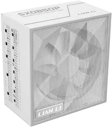 Lian Li SX Series 80 PLUS Platinum Netzteil volleyboll PCIe 5.1, ATX 3.1 – 850 watt, wei?