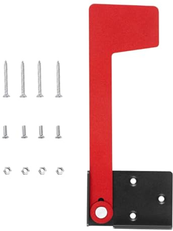 NEWFT Kit di ricambio per bandiere per cassette postali, facile da installare, adatto per superfici in metallo, mattoni, pietra, legno, accessori per cassette postali rosse
