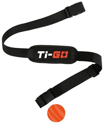 Ti-GO Scooter Carry Strap & Balance Bike Carry Strap, Padded Shoulder Strap | Padded shoulder strap with strong clips to carry balance bikes and scooters hands-free. Adjustable length.
