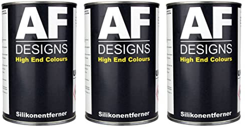 Alex Flittner Designs Sílikonentferner Entfetter Reiniger 3X 1 Liter für Autolack Lackvorbereitung