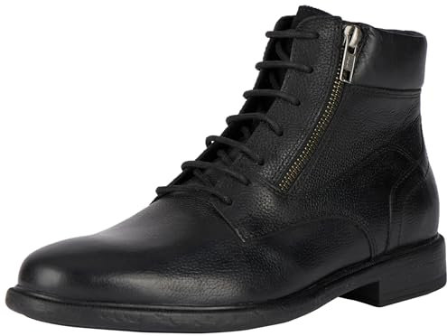 Geox Herren U Terence Ankle Boot, Black, 43 EU