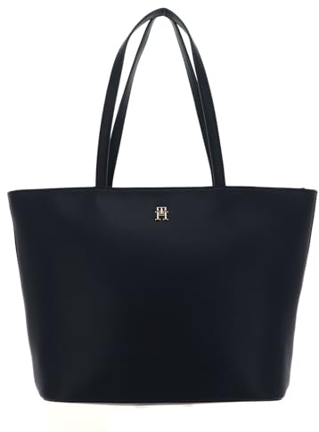 Tommy Hilfiger Women'Sth Essential Sc Tote Corp Tote, Blau, Einheitsgröße, Blau (Space Blue), One Size