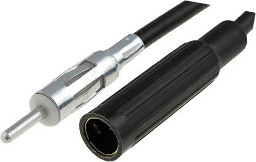 Audioproject A297 - Auto-Radio Antennen-Verlängerung 500 cm - 5m - KFZ Koax Antennen-Kabel DIN Adapter Stecker - DIN Buchse - FM UKW kompatibel für VW Audi Opel Ford