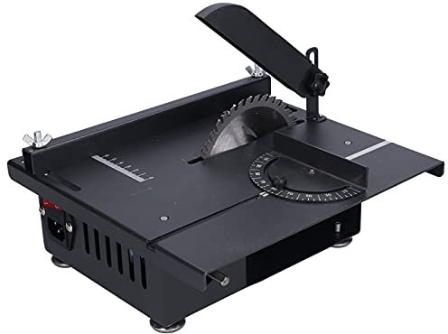 Kudoo, Mini Sierra de Mesa Eléctrica 1200W 10000RPM Sierra de Mesa Circular Máquina Cortadora de Madera para Corte de Carpintería, Pulido Y Grabado(220 V)