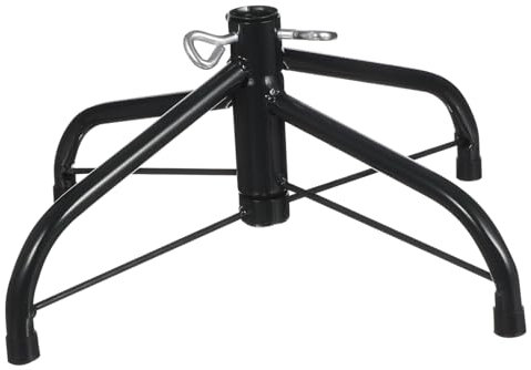 DOITOOL Pied De Sapin De Noël Artificiel - Support Tournant Ajustable en Fer Métal pour Arbres Artificiels