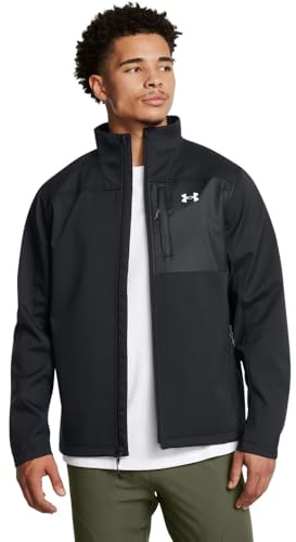 Under Armour Shield Jacket-Blk Uomini Giacca da Allenamento Nero L