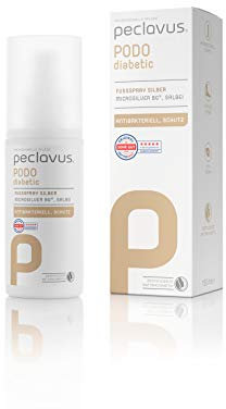 Peclavus PODOdiabetic Fußspray Silber 150 ml