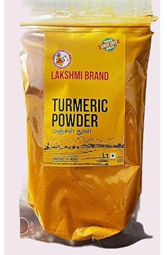 LAKSHMI BRAND Polvo puro de cúrcuma, polvo Haldi de forma natural a mano, 1 kg (1 kg)