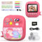TIATUA Appareil Photo Instantané Enfant, 2,4 Écran 1080P HD Appareil Photo Numérique Enfant avec Carte 32GB et Papier Photo Imprimé,Cadeau pour Filles Garçons 3-12 Ans