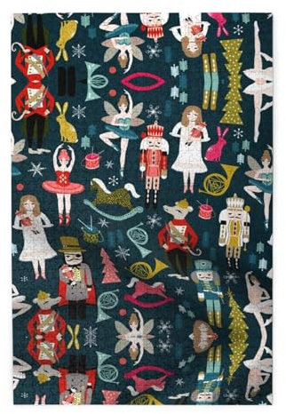 Women'S Nutcracker Ballet Xmas Dance Print Premium Wooden Jigsaw Puzzle - 1000 Pieces - Plastic Box Packaging