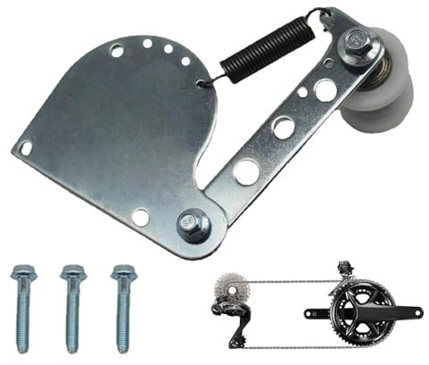 Tendicatena - Tendicatena a molla, tendicatena, stabilizzatore catena, fissaggio catena per motore 49cc 66cc 80cc motorizzato
