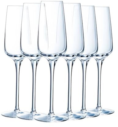 Chef & Sommelier - Collection Sublym - 6 flûtes 21 cl - Fabriqués en France - Emballage renforcé