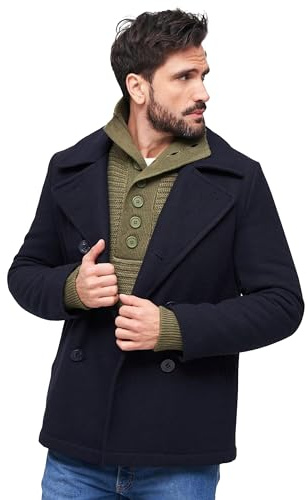 Brandit Pea Coat, Farbe: navy, Größe: 3XL