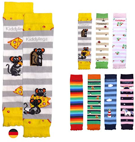 Kiddylegs® Baby- und Kinderstulpen Premium aus Bio-Baumwolle kbA (Mausepause)