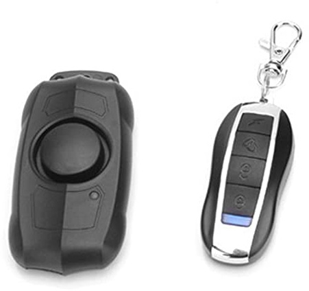 Riloer 5-Degree Sensitivity Adjustable 120Db Wireless Alarm With Remote Control Anti-Theft Vibration Safety Motion Sensor Suitable For Scooters Bicycles