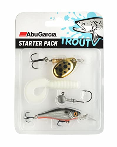 Abu Garcia Pack débutant - Version perche, brochet, truite et sandre disponible, bon pour les pêcheurs débutants ou intermédiaires, matériel choir par les experts Abu Garcia, super cadeau de pêche