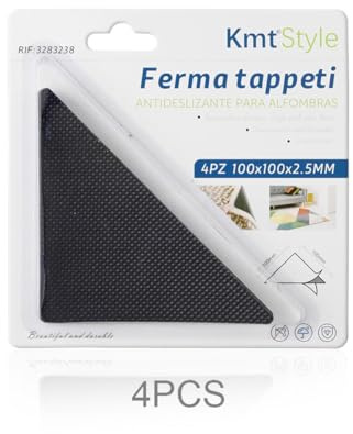 A2ZWORLD - 4 stycken klistermärken mattstopp, halkfri, underplatta för parkett, laminat, kakel, PVC, kork och vinyl, klistermärken (triangulär 10 x 10 x 0.25 cm)