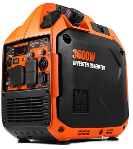 WEN Quiet and Lightweight 3600-Watt Dual Fuel RV-Ready Portable Inverter Generator with Fuel Shut Off and CO Watchdog (DF360iX)