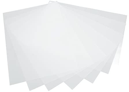 ANKROYU Einbanddeckel, 50 Blatt transparente PVC-Handwerkskunst A4-Einbandfolie, Folienoberfläche, glatt bindende Präsentationshüllen für Bindemaschinen