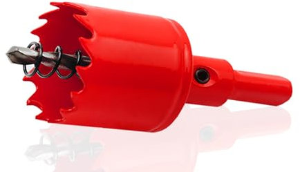 Scie Cloche Bimétallique 30 mm Perceuse Universelle HSS M42 Scie Cloche Avec Arbre Triangulaire pour Bois PVC Aluminium Métal Inoxydable