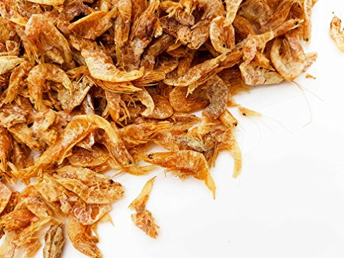 HERONS - Dried Shrimp 3-5 cm - For Turtles, Birds, Reptiles, Mammals, Koi & Pond Fish - 100% Natural - High Protein - Ballast Substances & Chitin - Regulates Digestion - 200 Grams