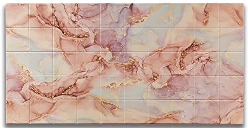 Grace Baltic SIA - PVC Wandpaneele 3D Dekorative Fliesen Verkleidung (20, Zarte Seide)