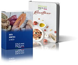 DIENNEA Prolife - Programma Alimentare - 6 Mesi - Include Test Intolleranza Glutine e Lattosio più il Ricettario Completo - Migliora il tuo benessere con un programma su misura - Made in Italy