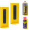 2 Pcs Magnetic Aerosol Spray Can Holder,Powerful Magnet Toolbox Bottle Holder, Spray Can Wall Mount Organizer Paint Can Bottle Rack for Garage,Toolbox, Workspace