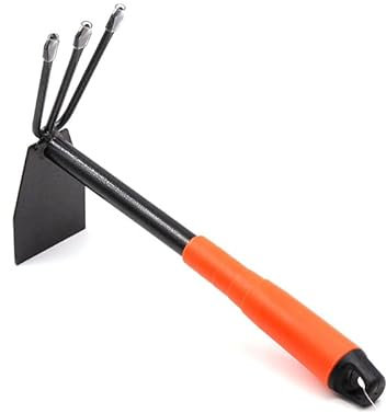 PlushPlumage Garden Hoe and Rake Two in One,Rake for Gardening,Gardening Tools,Hoe Garden Tool,Garden Hoes for Weeding
